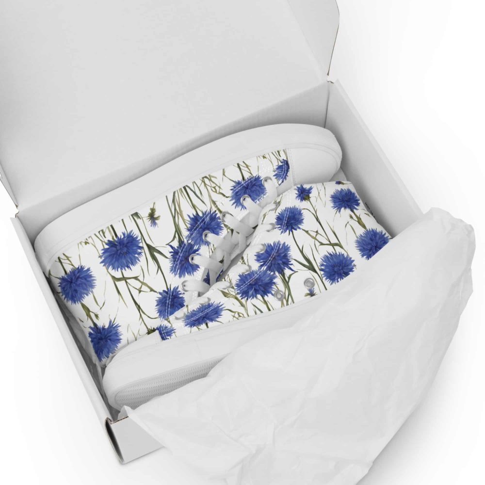 High-Top Sneaker - Cornflowers - Image 6