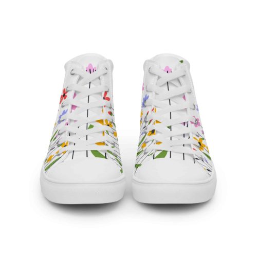 <strong>Dieses Design gibt es exklusiv nur hier im Onlineshop von Frau Hippe!</strong> - Dieses Design gibt es exklusiv nur hier im Onlineshop von Frau Hippe! - High-Top Leinenschuhe