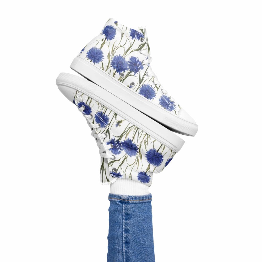 High-Top Sneaker - Cornflowers - Image 12