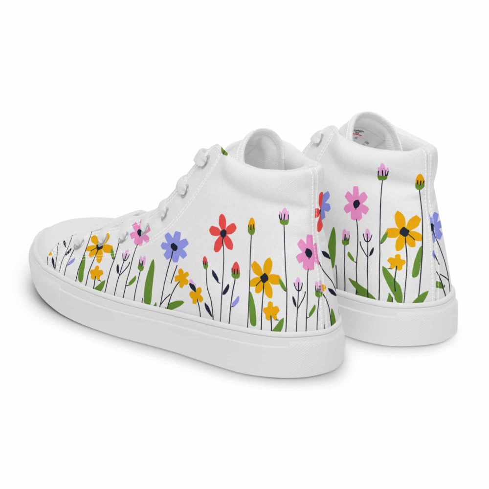 <strong>Dieses Design gibt es exklusiv nur hier im Onlineshop von Frau Hippe!</strong> - Dieses Design gibt es exklusiv nur hier im Onlineshop von Frau Hippe! - High-Top Leinenschuhe