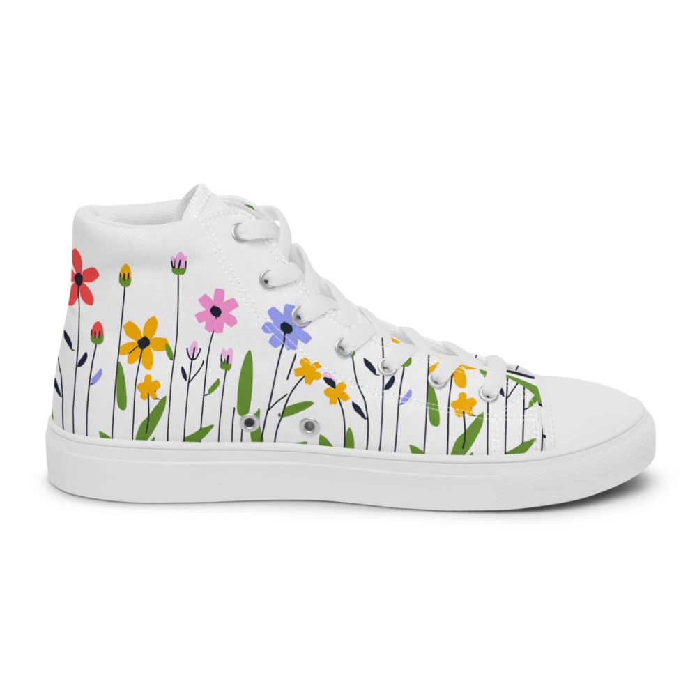 <strong>Dieses Design gibt es exklusiv nur hier im Onlineshop von Frau Hippe!</strong> - Dieses Design gibt es exklusiv nur hier im Onlineshop von Frau Hippe! - High-Top Leinenschuhe