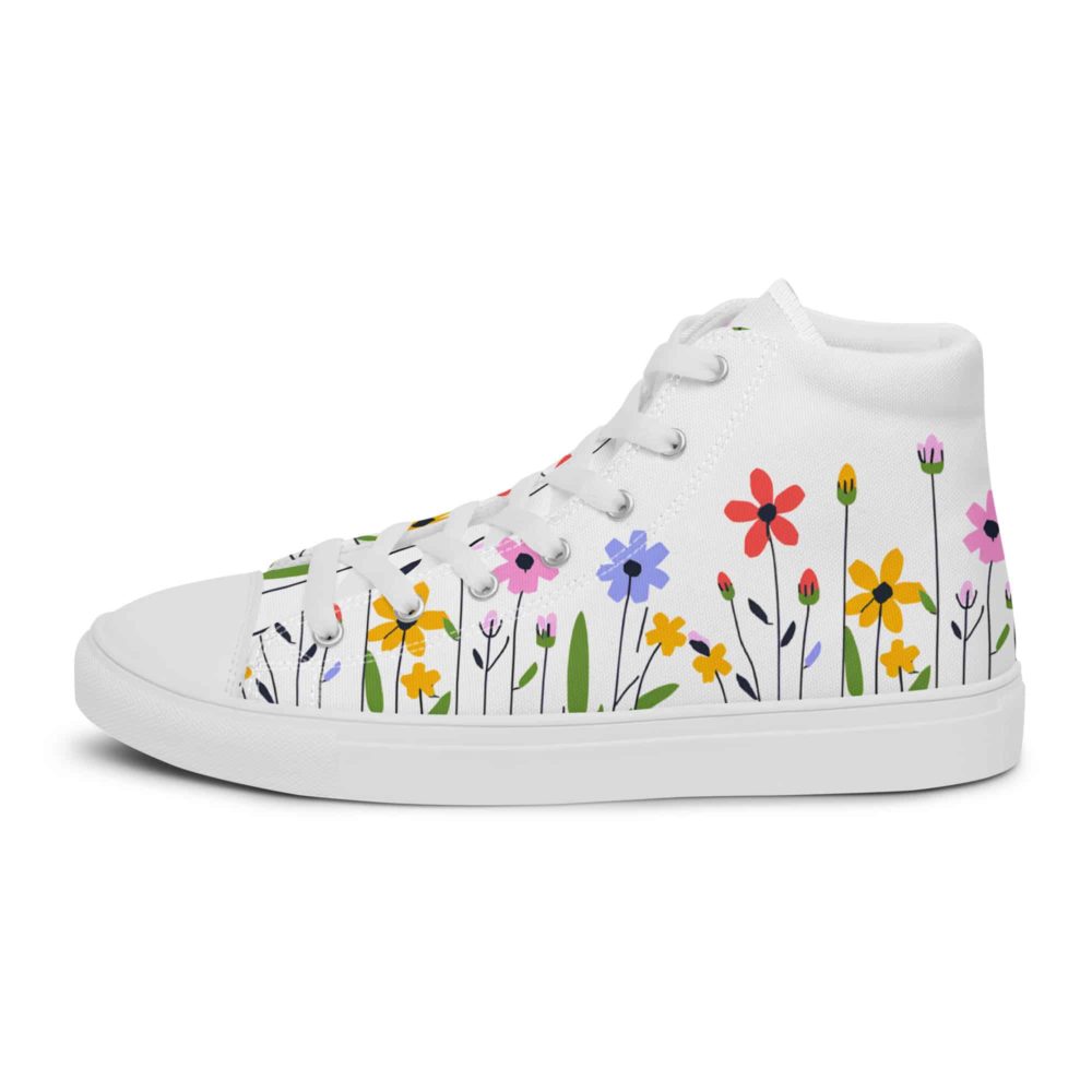 <strong>Dieses Design gibt es exklusiv nur hier im Onlineshop von Frau Hippe!</strong> - Dieses Design gibt es exklusiv nur hier im Onlineshop von Frau Hippe! - High-Top Leinenschuhe