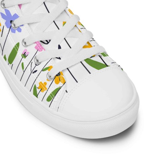 <strong>Dieses Design gibt es exklusiv nur hier im Onlineshop von Frau Hippe!</strong> - Dieses Design gibt es exklusiv nur hier im Onlineshop von Frau Hippe! - High-Top Leinenschuhe