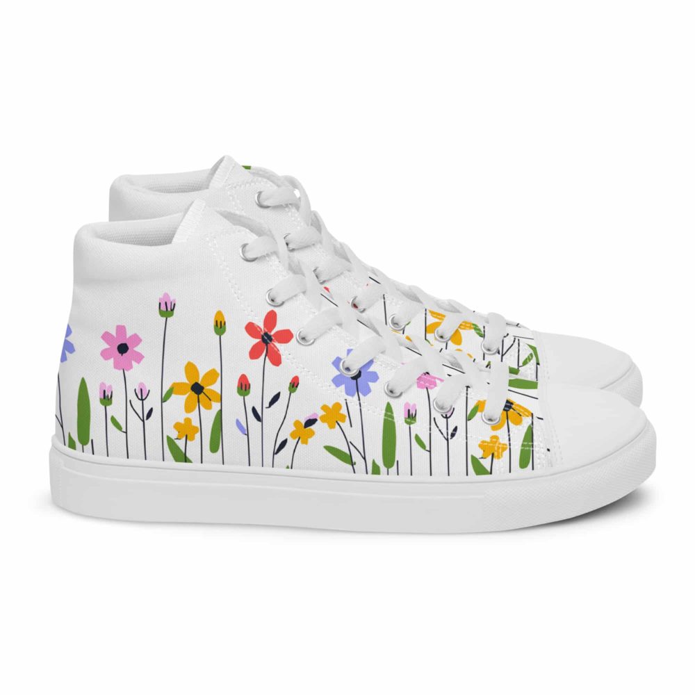 <strong>Dieses Design gibt es exklusiv nur hier im Onlineshop von Frau Hippe!</strong> - Dieses Design gibt es exklusiv nur hier im Onlineshop von Frau Hippe! - High-Top Leinenschuhe