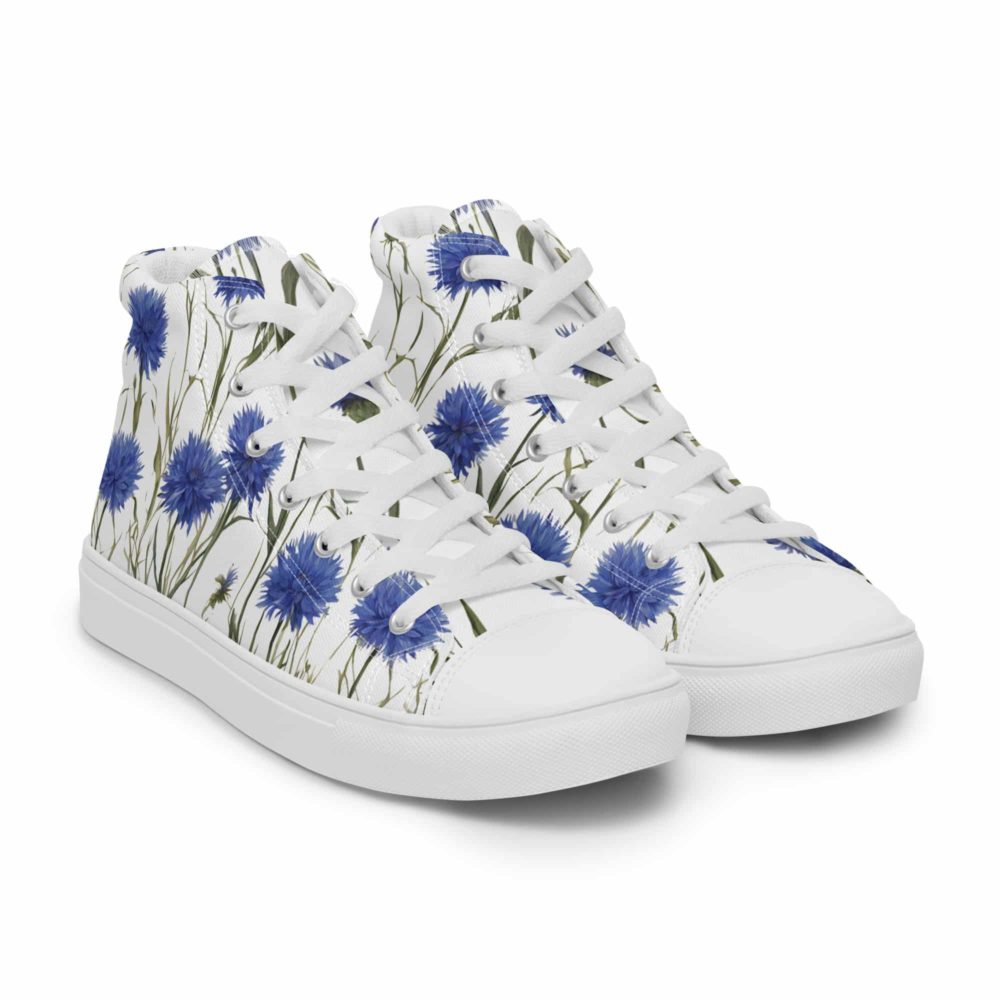 High-Top Sneaker - Cornflowers