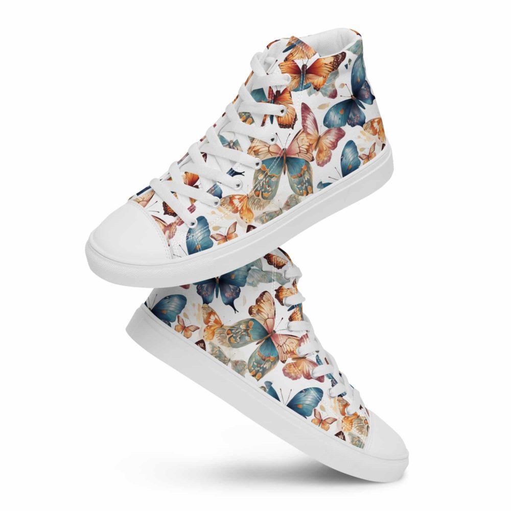 <strong>Dieses Design gibt es exklusiv nur hier im Onlineshop von Frau Hippe!</strong> - Dieses Design gibt es exklusiv nur hier im Onlineshop von Frau Hippe! - High Top Canvas - Seraphine Schmetterling