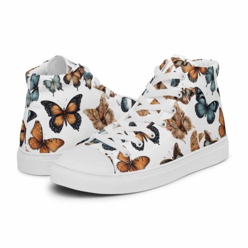 <strong>Dieses Design gibt es exklusiv nur hier im Onlineshop von Frau Hippe!</strong> - Dieses Design gibt es exklusiv nur hier im Onlineshop von Frau Hippe! - High Top Canvas - Baldegunde Butterfly