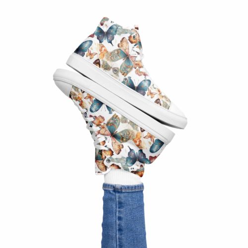 <strong>Dieses Design gibt es exklusiv nur hier im Onlineshop von Frau Hippe!</strong> - Dieses Design gibt es exklusiv nur hier im Onlineshop von Frau Hippe! - High Top Canvas - Seraphine Schmetterling