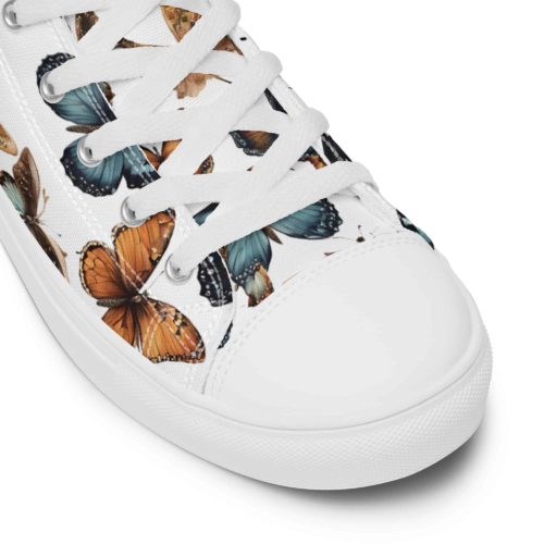 <strong>Dieses Design gibt es exklusiv nur hier im Onlineshop von Frau Hippe!</strong> - Dieses Design gibt es exklusiv nur hier im Onlineshop von Frau Hippe! - High Top Canvas - Baldegunde Butterfly