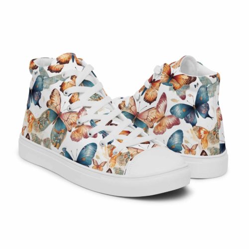 <strong>Dieses Design gibt es exklusiv nur hier im Onlineshop von Frau Hippe!</strong> - Dieses Design gibt es exklusiv nur hier im Onlineshop von Frau Hippe! - High Top Canvas - Seraphine Schmetterling