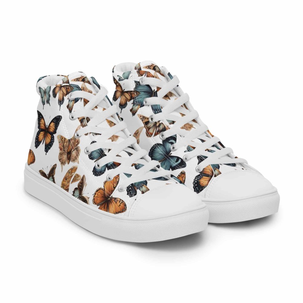 High Top Canvas - Baldegunde Butterfly