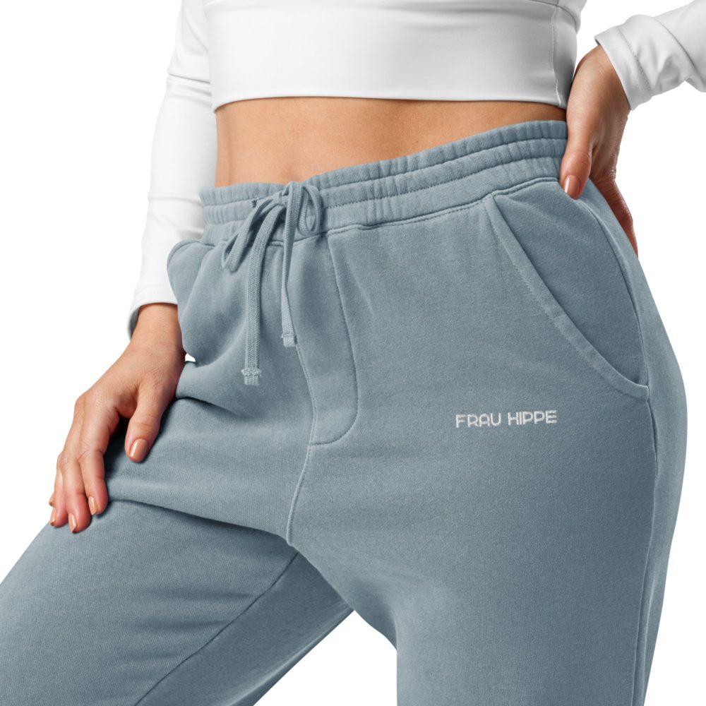 <strong>Dieses Design gibt es exklusiv nur hier im Onlineshop von Frau Hippe!</strong> - Dieses Design gibt es exklusiv nur hier im Onlineshop von Frau Hippe! - Pigmentgefärbte Sweatpants