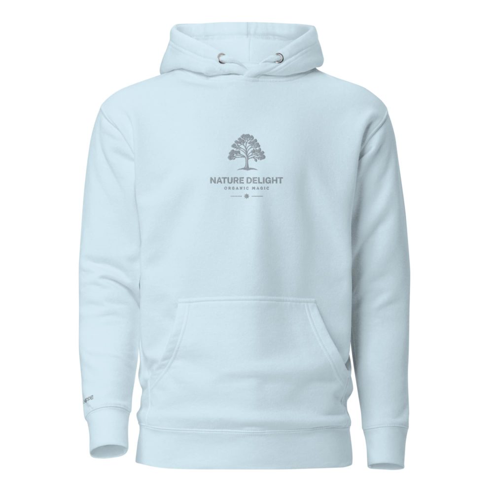 <span style="font-size: 80%;"><strong>Dieser Hoodie fällt klein aus. Für die perfekte Passform empfehlen wir, eine Nummer größer als deine übliche Größe zu bestellen.</strong></span> - Dieser Hoodie fällt klein aus. Für die perfekte Passform empfehlen wir, eine Nummer größer als deine übliche Größe zu bestellen. - Nature Delight Hoodie