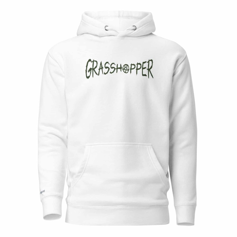 <span style="font-size: 80%;"><strong>Dieser Hoodie fällt klein aus. Für die perfekte Passform empfehlen wir, eine Nummer größer als deine übliche Größe zu bestellen.</strong></span> - Dieser Hoodie fällt klein aus. Für die perfekte Passform empfehlen wir, eine Nummer größer als deine übliche Größe zu bestellen. - Grasshopper Hoodie