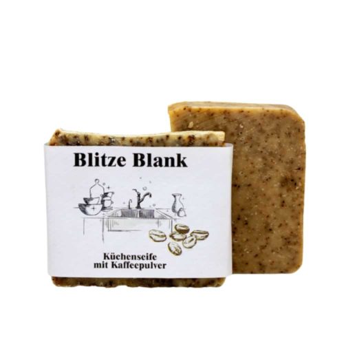 "Blitze Blank" Küchenseife mit Kaffeepulver