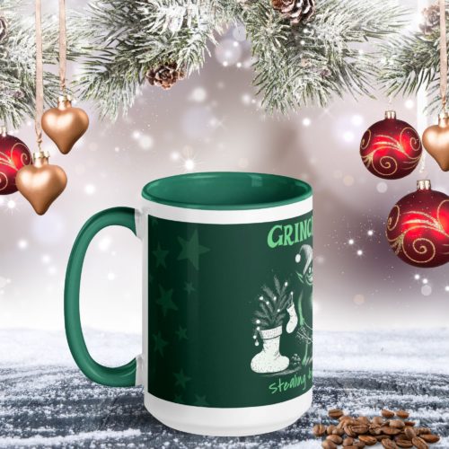 <strong>Dieses Design gibt es exklusiv nur hier im Onlineshop von Frau Hippe!</strong> - Dieses Design gibt es exklusiv nur hier im Onlineshop von Frau Hippe! - Grinchy Vibes Mug