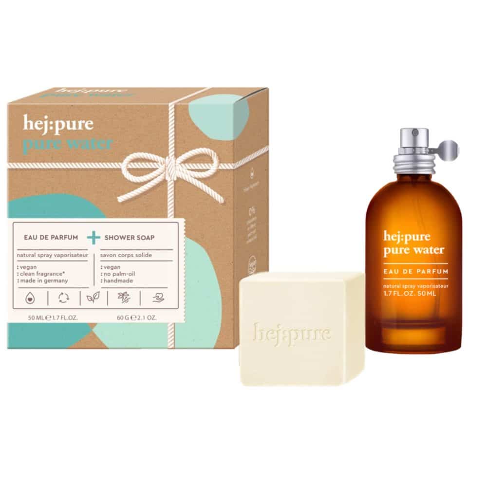 Hej:pure Pure Water Geschenkset Eau de Parfum Spray 50 ml + Shower Soap 60 g