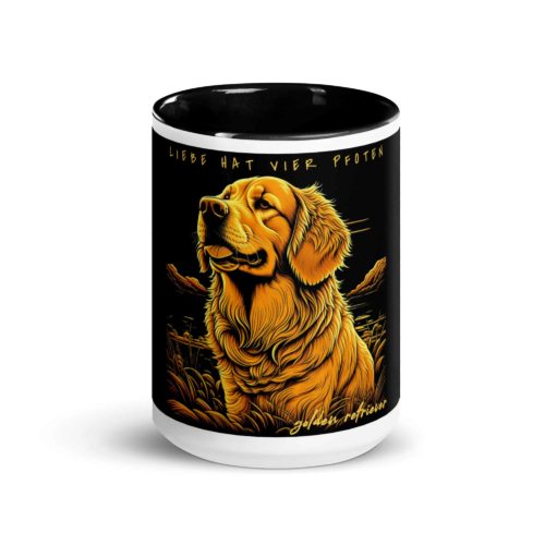 Liebe hat vier Pfoten – Golden Retriever Mug