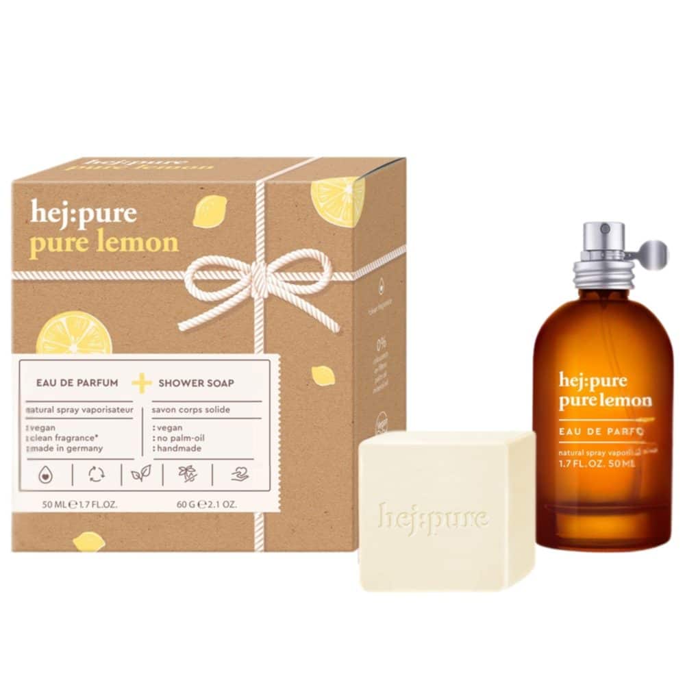 hej:pure Pure Lemon Geschenkset Eau de Parfum Spray 50 ml + Shower Soap 60 g